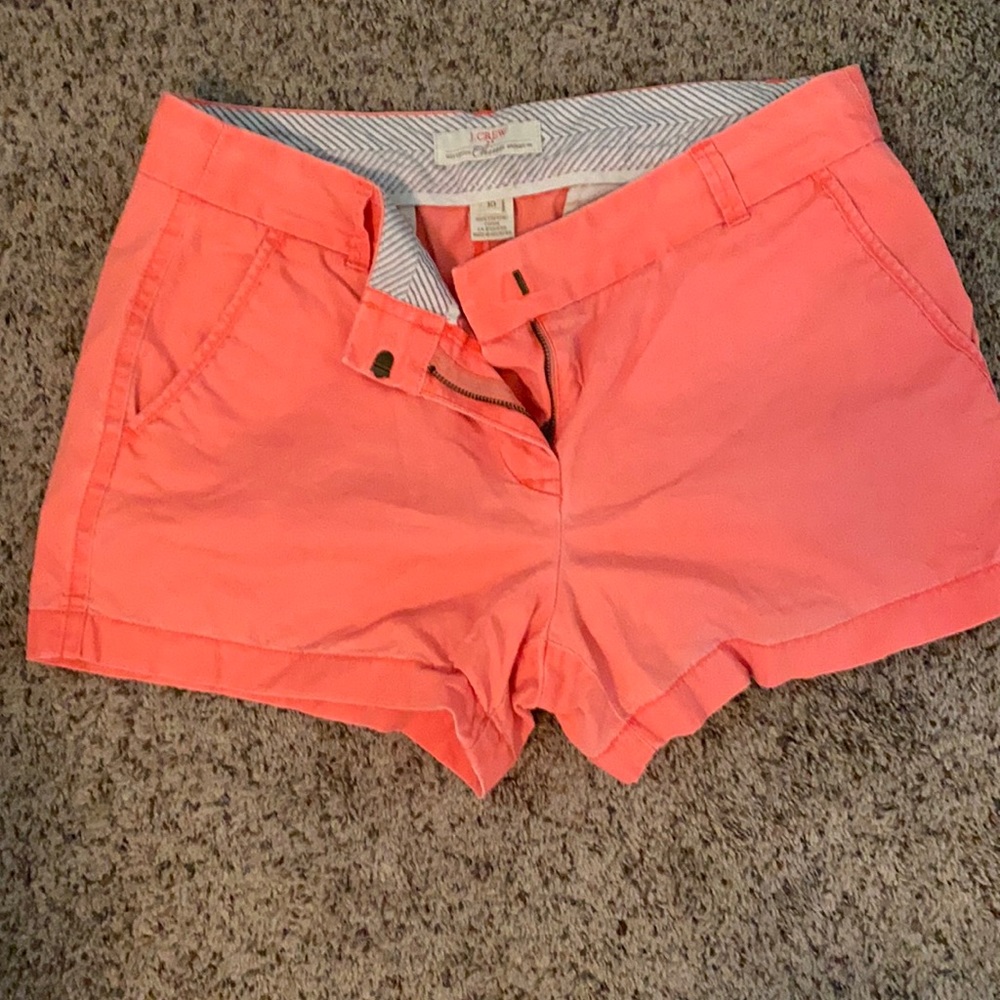 J. Crew pink shorts